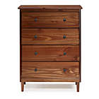 Alternate image 1 for Forest Gate 4-Drawer Solid Wood Dresser in Walnut