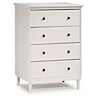 Alternate image 0 for Forest Gate 4-Drawer Solid Wood Dresser in White
