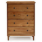 Alternate image 1 for Forest Gate 4-Drawer Solid Wood Dresser in Caramel