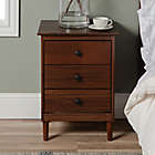 Alternate image 6 for Forest Gate&trade; Aspen 3-Drawer Solid Wood Nightstand in Walnut