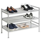 2 Tier Perforated Shoe Storage Rack In Bronze Bed Bath Beyond