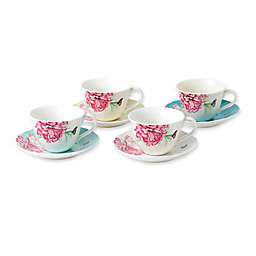 Miranda Kerr for Royal Albert Everyday Friendship Teacups and Saucers (Set of 4)