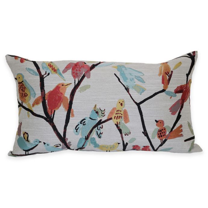 Birdseye View Multicolor Oblong Throw Pillow Bed Bath and Beyond Canada