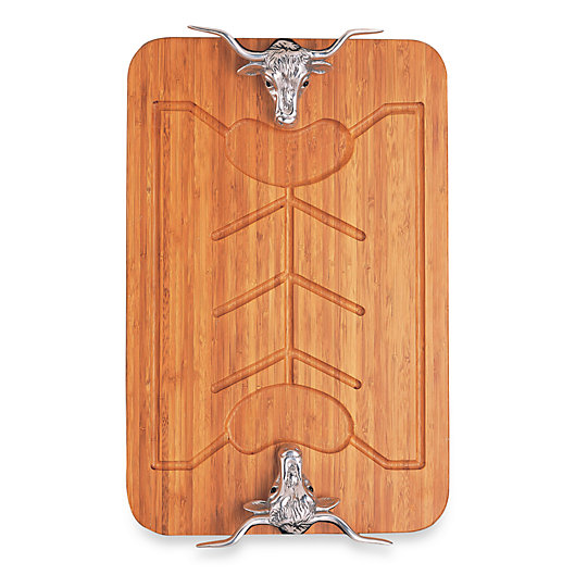 Alternate image 1 for Arthur Court Designs Longhorn Bamboo Carving Board