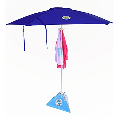 beachBUB&reg; 7-1/2-Foot All-In-One Beach Umbrella in Ocean Blue. View a larger version of this product image.
