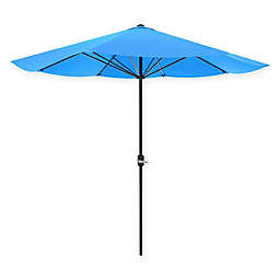 Pure Garden 9-Foot Patio Market Umbrella in Blue