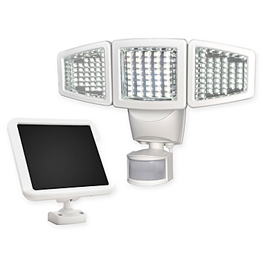 120 LED Triple Head Solar Motion Light in White. View a larger version of this product image.