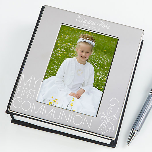 Alternate image 1 for My First Communion Engraved Photo Album