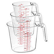 Cuisinart&reg; 3-Piece Clear Measuring Cup Set