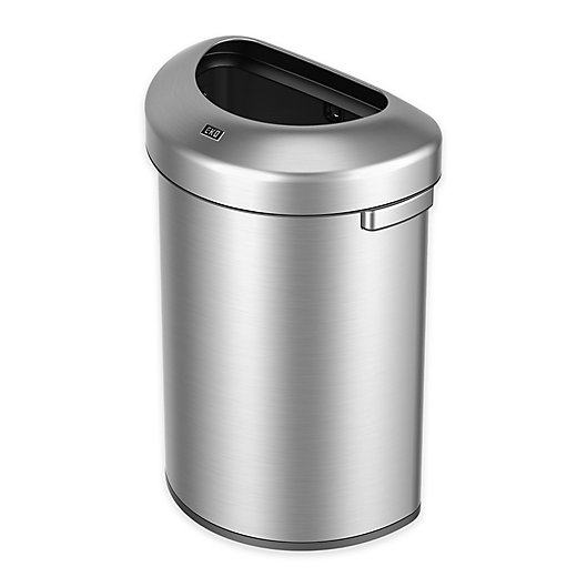 Alternate image 1 for Eko® Urban Commercial II Stainless Steel 60-Liter Open Top Trash Can