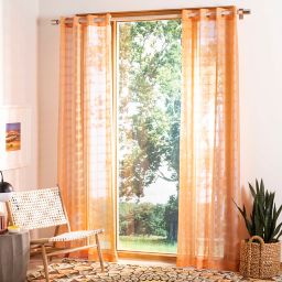 Orange Curtains Bed Bath Beyond