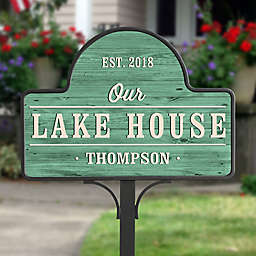 Home Away From Home Personalized Magnetic Garden Sign