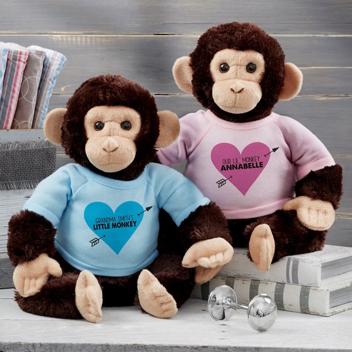 Lil' Monkey Personalized Plush Monkey | Bed Bath and Beyond Canada