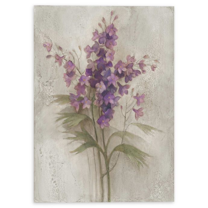 Purple Larkspur Garden Canvas Wall Art Bed Bath Beyond