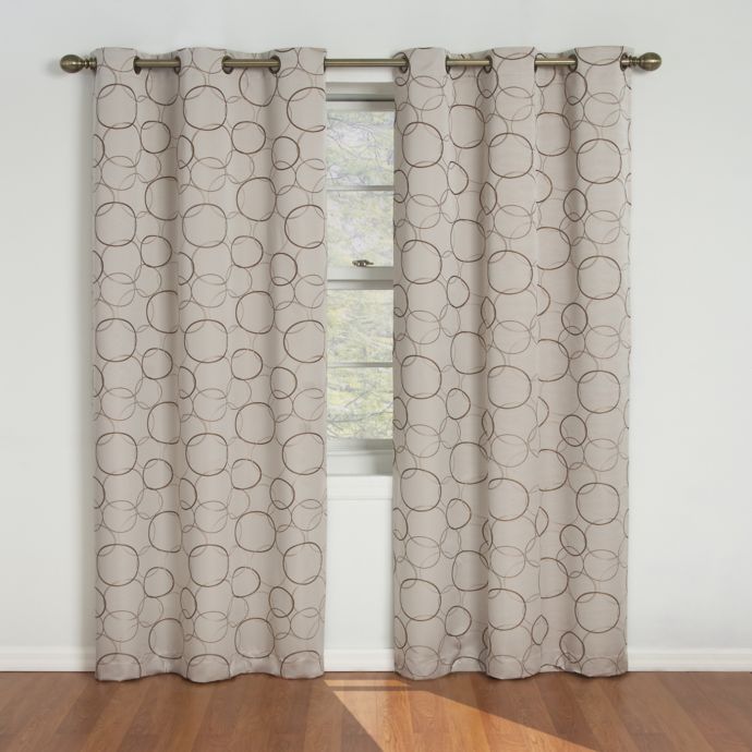 Solarshield Sphere Grommet Room Darkening Window Curtain Panels