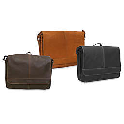 Kenneth Cole® REACTION Risky Business Leather Flap-Over Messenger Bags