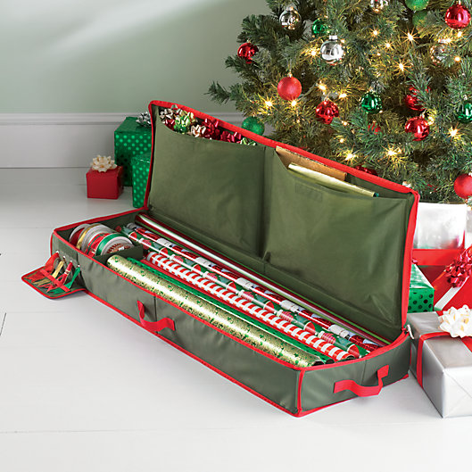 Alternate image 1 for Real Simple® Holiday Gift Wrap Under Bed Wrapping Paper Storage