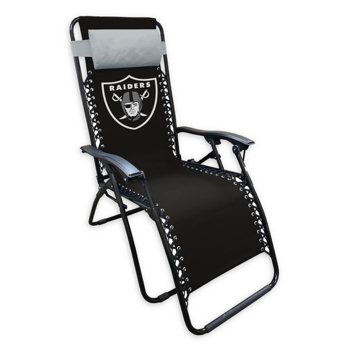 Nfl Oakland Raiders Zero Gravity Lounger Bed Bath Beyond