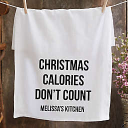 Christmas Expressions Personalized Flour Sack Towel