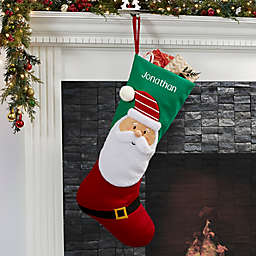 North Pole Santa Personalized Jumbo Christmas Stocking