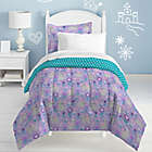 Alternate image 2 for Dream Factory Cat Garden 5-Piece Reversible Twin Comforter Set in Grey
