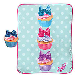 JoJo Siwa™ 2-Piece Cupcake Pillow and Blanket Set