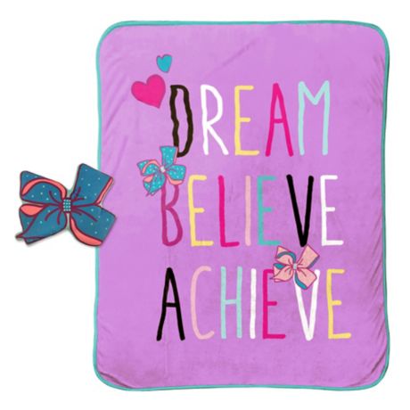 jojo siwa blanket and pillow set