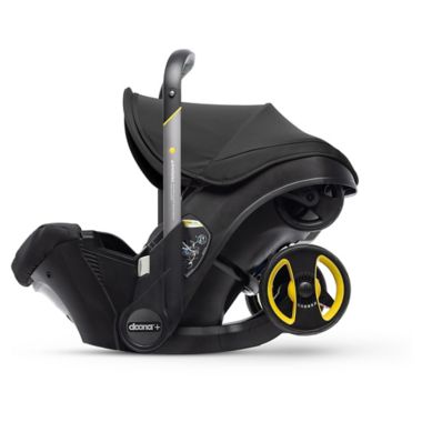 Doona&trade;+ Infant Car Seat/Stroller with LATCH Base in Nitro/Black. View a larger version of this product image.
