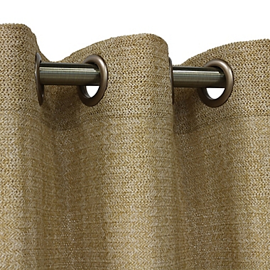 Raffia 96-Inch Grommet Window Curtain Panel in Natural (Single). View a larger version of this product image.