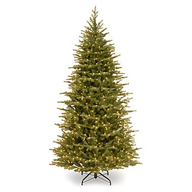 National Tree Company 6.5-Foot Pre-Lit Slim Nordic Spruce Christmas Tree. View a larger version of this product image.