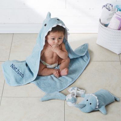 personalized baby bath towels