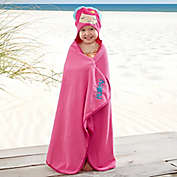 ATOZ Personalised Hooded Blankets Towels for Kids Bath Swimming Beach