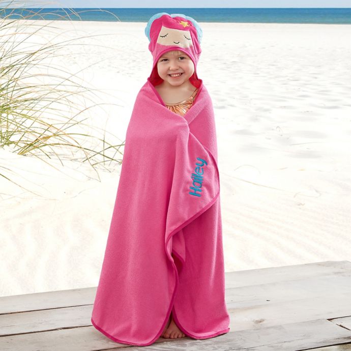 Embroidered Mermaid Kids' Hooded Beach Towel Bed Bath & Beyond