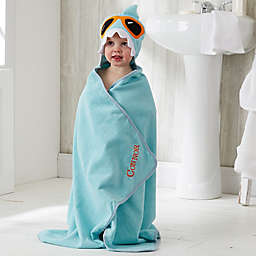 Embroidered Shark Kids' Hooded Bath Towel
