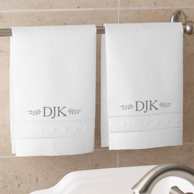 Meadow Monogrammed Personalized 2-Piece Guest Towel Set