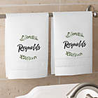 Alternate image 0 for Cozy Home Personalized 2-Piece Guest Towel Set