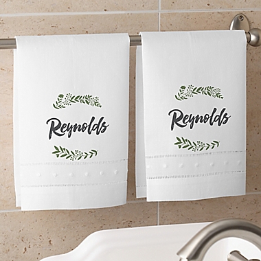 Cozy Home Personalized 2-Piece Guest Towel Set. View a larger version of this product image.
