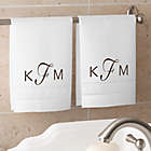 Alternate image 1 for Classic Celebrations Personalized 2-Piece Guest Towel Set