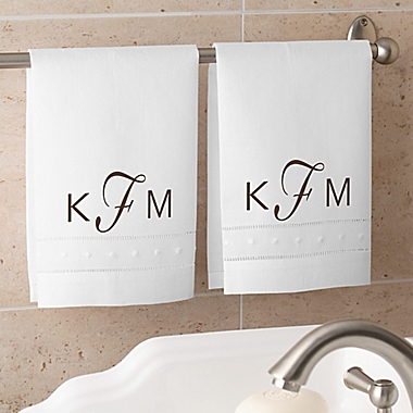 Classic Celebrations Personalized 2-Piece Guest Towel Set. View a larger version of this product image.