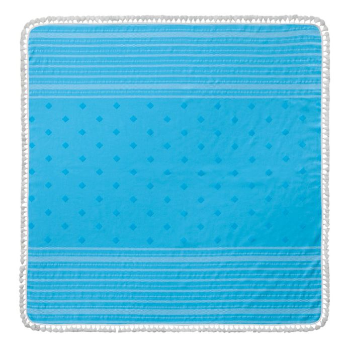 Enchante Home Micra Turkish Cotton Square Beach Towel Bed Bath