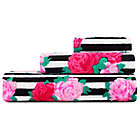 Alternate image 0 for Betsey Johnson&reg; Flower Stripe 3 Piece Bath Towel Set