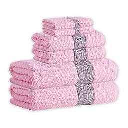 Enchante Home® Anton Turkish Cotton 6-Piece Towel Set in Pink