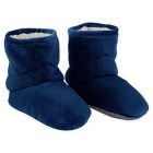 Alternate image 0 for Therapedic&reg; Size Small/Medium Unisex Weighted Slippers in Navy