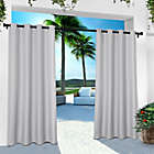 Alternate image 0 for Solid Indoor/Outdoor 84-Inch Grommet Window Curtain Panels in Cloud Grey (Set of 2)