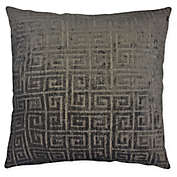 Make-Your-Own-Pillow Rex Mink Square Throw Pillow Cover in Terracotta