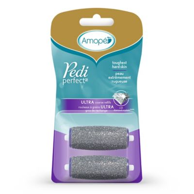 Amopé 2-Count Pedi Perfect&trade; Wet & Dry&trade; Roller Head Refills