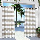 Alternate image 0 for Striped Grommet Indoor/Outdoor Window Curtain Panels (Set of 2)