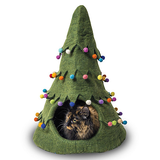 Alternate image 1 for Holiday Tree Wool Pet Cave