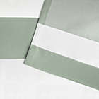 Alternate image 2 for Striped 96-Inch Grommet Indoor/Outdoor Window Curtain Panels in Seafoam (Set of 2)