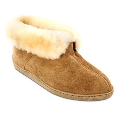 mens sheepskin lined slippers